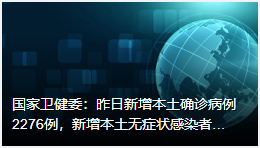 昨日新增本土确诊病例2276例，新增本土无症状感染者22853例。